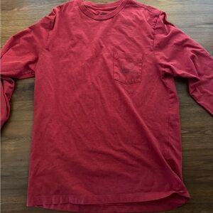 Vineyard vines long sleeve shirt red